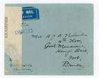 Bahrain Sg 24  38 x2 -bahrain-air Mail To India-received Bombay-23 jun 42   