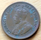 1936 Canada 1 Cent George V