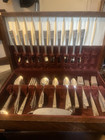 Vintage Post 1940 Oneida 82 Pcs  Silver Plated Community  Silverware Set