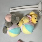 Vintage 80s Dakin Circus Mobile Musical Pastel Baby Crib Animals 1988 Parts