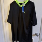 Adidas Originals Black 3-stripes Football Jacquard V-neck Women s Xl Dress Skirt