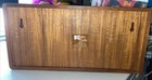 Vintage Kalmar Designs 15 Slot Cassette Holder Wood Mcm Storage Eject Buttons