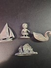Lot Of 4 Vintage  Spoontiques Pewter Figurines From 1981-1986 Collectibles