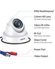 Zosi 2pack 2 0mp Hd 1080p Cameras Kit  80ft Night Vision  Indoor Outdoor Home   
