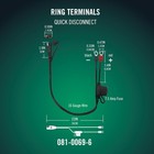 Battery Tender Sae Ring Terminal Harness 18in Quick Disconnect Cable 081