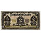  2 1914 Dominion Of Canada Note Series S Dc-22e - Circulated