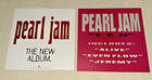 2 Pearl Jam Promo Album Flats Posters    ten     the New Album  1990 s   Unused