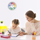 Learning Clock For Kids 8 Inch Silent Telling Time Educational Clock