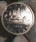 1965 Canada Silver Dollar 80  Uncirculated Coin Bu