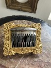 Vintage Sterling Silver 925 Hair Comb     19 4g Mexico Dina D t  Handcrafted