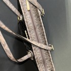 Michael Kors Jet Set Travel Medium Carryall Tote Brown Acorn Signature