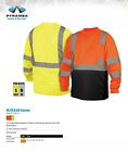 Reflective Road Work Construction High Visibility Safety Long Sleeve T Shirt