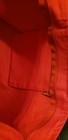 Zipped Canvas Tote Bag Red One Pocket In Side Length 19  Width 5  Height 14-1 2 