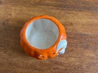 Vintage Halloween Pumpkin And Ghost Ceramic Candle Holder