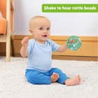 Oball Easy-grasp Rattle Bpa-free Infant Toy In Teal  Age Newborn 4 Inches