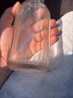 Rare Vintage Glass Milk Bottle One Pint