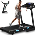 3 25hp Electric Foldable Treadmill Machine With 3 Manual Incline System For Gym