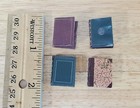Dollhouse Books Blank Pages Vintage Style Set Of 4 1 12 Scale Miniature Library