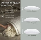 Coop Home Goods Original Adjustable Pillow  Queen Size  Memory Foam