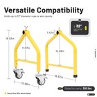 Universal Wire Spool Rack Holder On Wheel Dispenser Electrical Wire Pulling Rack