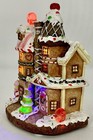 Light Up Gingerbread House Christmas Holiday Decorations