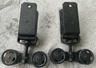 Set Of 2 Original Vintage Antique Barn   Shed Sliding Door Track Rollers