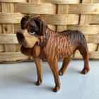 Black Forest-germany  St  Bernard W barrel 3     X 2 1 2    Vintage Wood Hand Carved