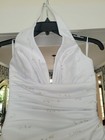 W1 White One Wedding Gown Bridal Dress Size 6 Raso Real Bordado