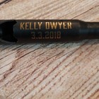 Bullet Style Bottle Opener Black Engraved 5 25 