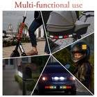 20pcs Reflective Safety Stickers High-visibility Decals  Waterproof   Red