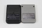 Lot 2 Official Sony Playstation 1 Oem Memory Card Ps1 Black Gray Grey Scph-1020
