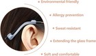 12 Pairs Soft Silicone Eyeglass Ear Cushions Temple Tips Eyeglass Pads Anti Slip