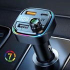 C26 Car Mp3 Player Bluetooth Fm Transmitter Handsfree Rgb Usb-c