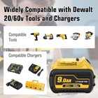 2pack 9 0ah For Dewalt Flexvolt 20v 60v Max Battery Lithium-ion Dcb609  charger
