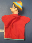Vintage Pinocchio Hand Puppet Walt Disney Productions W Tag