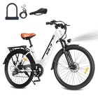 750w Ebike 26  Electric Bike Bicycle Commuter Tire Mountain E-bike White 2025