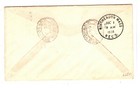 Jamaica Kgv Cover Kingston Registered Usa Winchendon 1938 samwells-covers pb112