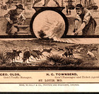 Rare  1885 Texas World Railroad Land Sales Ranch Farm Wealth Trade Card Sr p tw