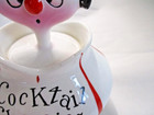 Vintage Ceramic Holt Howard Cocktail Cherries Jar  Pixieware