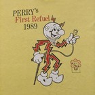 Vintage 1989 Hanes Perry s First Refuel Reddy Kilowatt Graphic T-shirt Usa Large