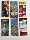 Vtg Lot 10 Greece Travel Brochures Maps Booklets 1962-63 Athens Delphi Cyprus  
