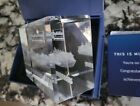 Royal Caribbean Symphony Of The Seas 3d Etched Clear Crystal Block Rare New Box