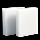 White Silicone Rubber Sheet Silicone Rubber Gasket Buffer Pad Thick 5mm 30mm