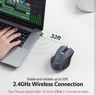 Acer Wireless Mouse For Laptop  2 4ghz Computer Mouse 3 Adjustable Dpi