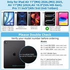 Magic Keyboard Case For Ipad Air 11-inch  m4 2026 m3 2025 m2 2024    Ipad Pro 11