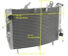 All Aluminium Cooling Radiator For 2006-2016 Yamaha Yzf R6 Yzf-r6