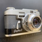Graflex Graphic 35 Camera 35mm Roll Film 50mm Graflar Lens Untested Vintage
