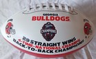 Georgia Bulldogs Ncaa Licensed Back-to-back National Champions Souvenir Football