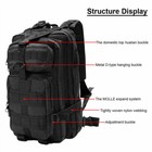 30l Outdoor Military Molle Tactical Backpack Rucksack Camping Hiking Travel Bags