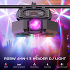 150w Rgbw Led Laser Stage Light Dmx Moving Head Dj Disco Party Lights Beam Us